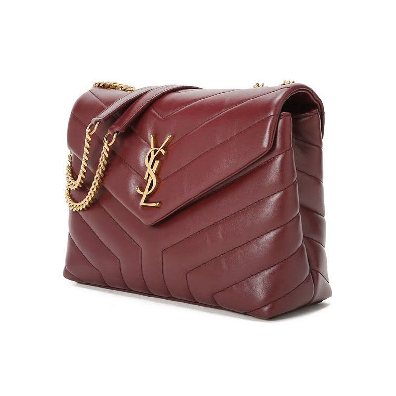 预订 SAINT LAURENT（YSL） LOU LOU 小号 小胖包 信封 “Y”字形提花 链条包494699图片