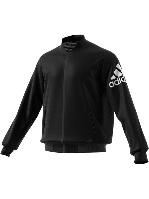 Adidas阿迪达斯男子BOMBERWVWARM运动型梭织夹克DW4588
