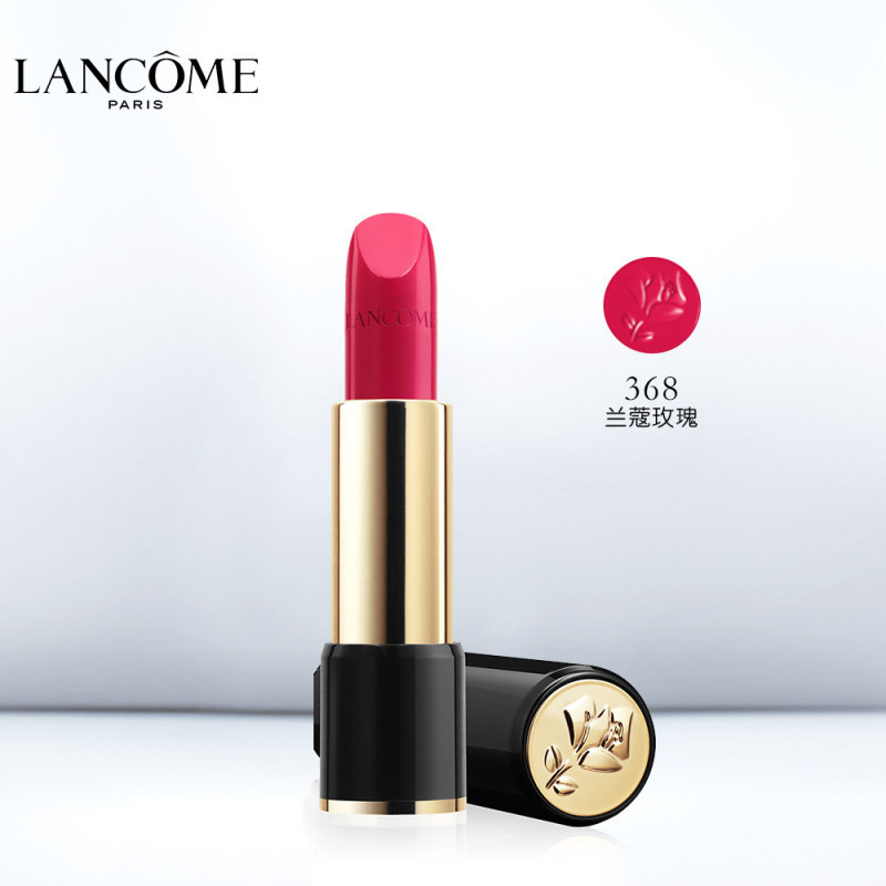 兰蔻 Lancome菁纯柔润丝缎唇膏口红#368玫瑰粉3.4g 丰富绚丽、漆亮光泽、圆润光滑