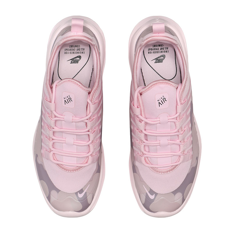 耐克女鞋休闲鞋AIR MAX系列气垫樱花粉时尚运动鞋BQ0126 BQ0126-600淡粉+粉色+黑