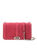 瑞贝卡·明可弗REBECCA MINKOFF CHEVRON QUILTED LOVE女士斜挎包HH18ECQX08银扣