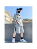 男童套装夏季2025新款儿童夏装运动中大童衣服短袖帅气网红童装潮