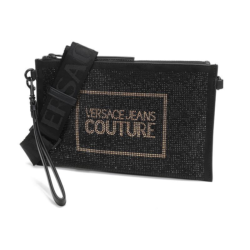 VERSACE JEANS COUTURE 范思哲 奢侈品 女士 铆钉装饰手拿包单肩斜挎包 E1VVBBYX 71422
