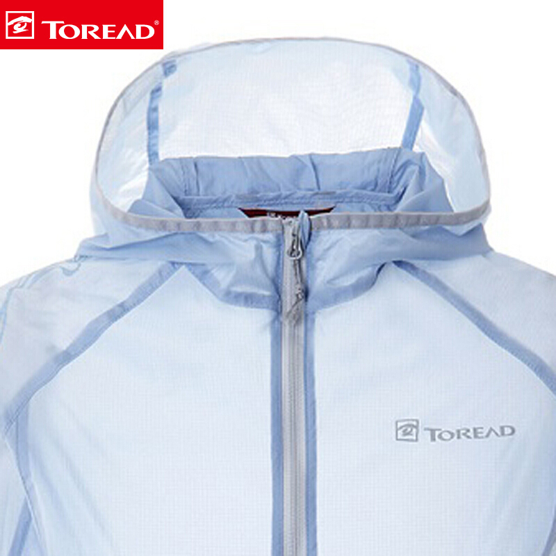 探路者（TOREAD）户外女士遮阳防晒轻薄透气防紫外线皮肤风衣TAED82305