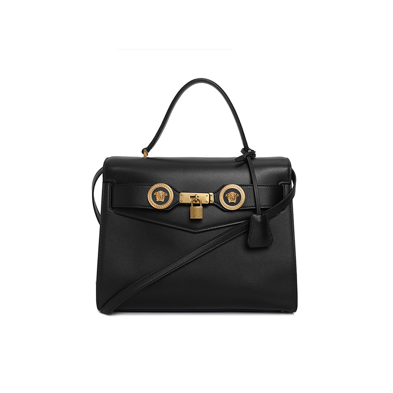 19ss新品 范思哲/VERSACE 女士手提包 意大利 黑色