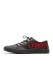 维界国际潮流新款刺绣真皮舒适休闲板鞋