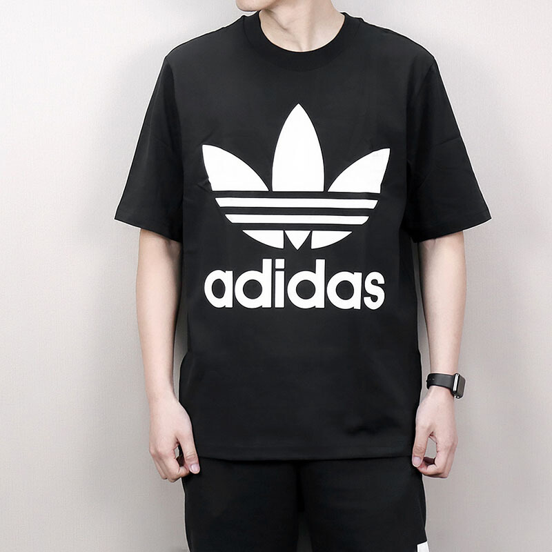 阿迪达斯adidas男款运动休闲短袖t恤cw1211cw1212