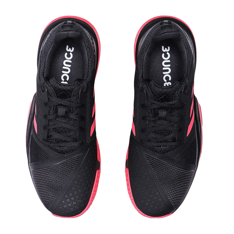 adidas男鞋网球鞋网球训练比赛实战运动鞋CG6328 CG6328黑色+红色