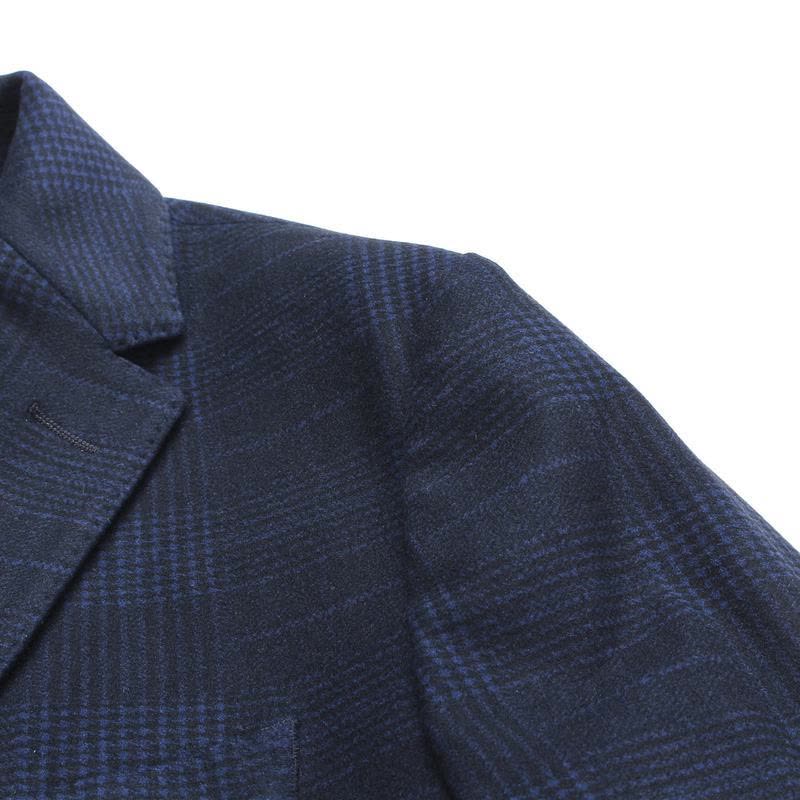 Youngor/雅戈尔男装时尚都市化纤面料 修身剪裁 优雅素色藏青西服014FIY图片