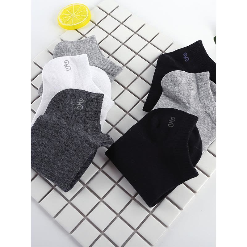 恒源祥男士船袜夏季短筒纯棉抗菌袜子透气舒适夏款船袜图片
