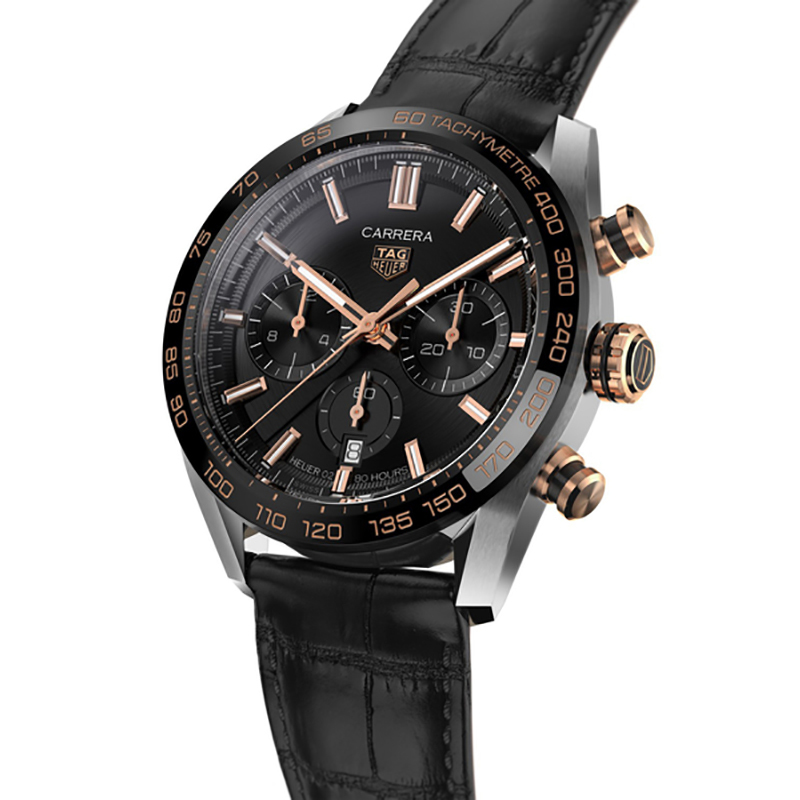 泰格豪雅(TAG Heuer)瑞士手表 卡莱拉系列计时表自动机械男士手表CBN2A5A.FC6481