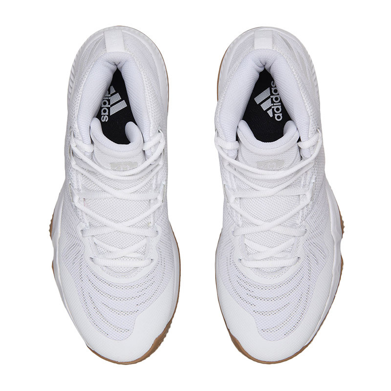 adidas阿迪达斯男子篮球鞋ROSE罗斯实战训练运动鞋CQ0205 CQ0205亮白+晶白