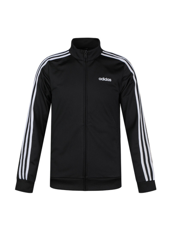 adidas阿迪达斯经典三条纹男装运动服运动休闲拉链夹克针织外套DQ3070