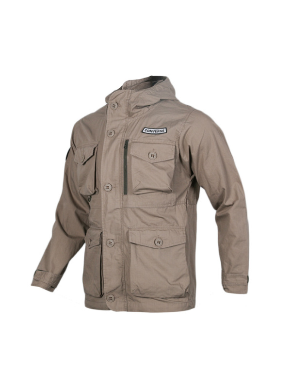 匡威男装休闲迷彩防风梭织连帽夹克外套10006871-A02