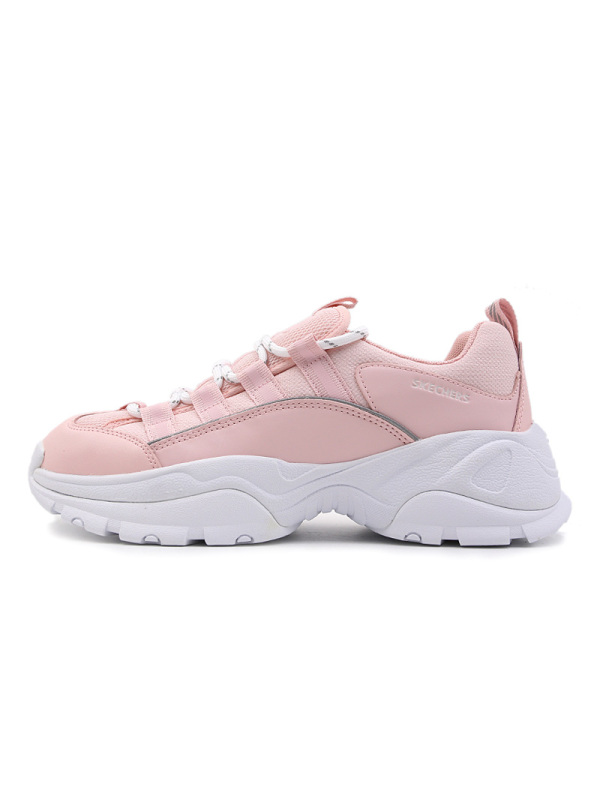 Skechers斯凯奇女鞋新款小白鞋D’LITES厚底增高熊猫鞋老爹鞋13410