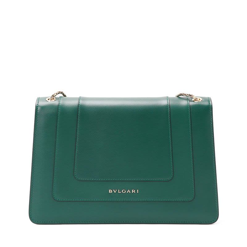 【预定】Bvlgari/宝格丽女包 新款春夏珐琅蛇头牛皮扣链条单肩包 中号 28*19*7.5图片