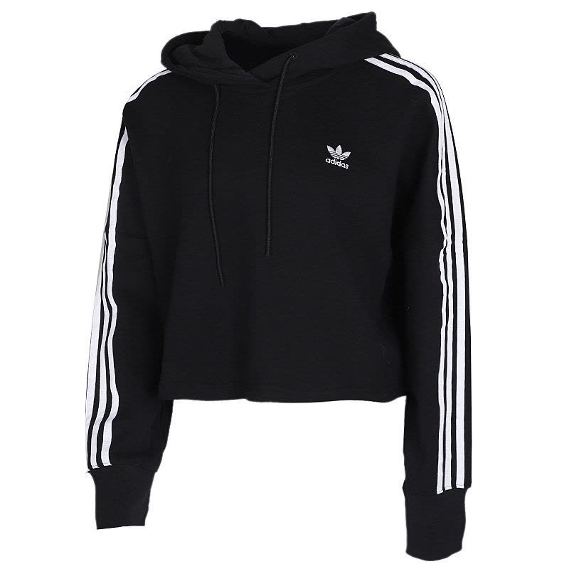 Adidas阿迪达斯女装2020春季新款正品三叶套头衫卫衣 ED7554图片