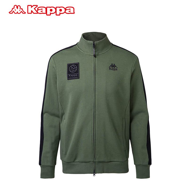 KAPPA卡帕男款运动外套休闲夹克长袖立领开衫|K0852WK36-320/990图片