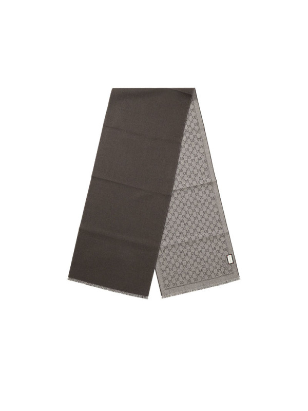 古驰 GUCCI 围巾 GG双G印花款402093 男女同款围巾