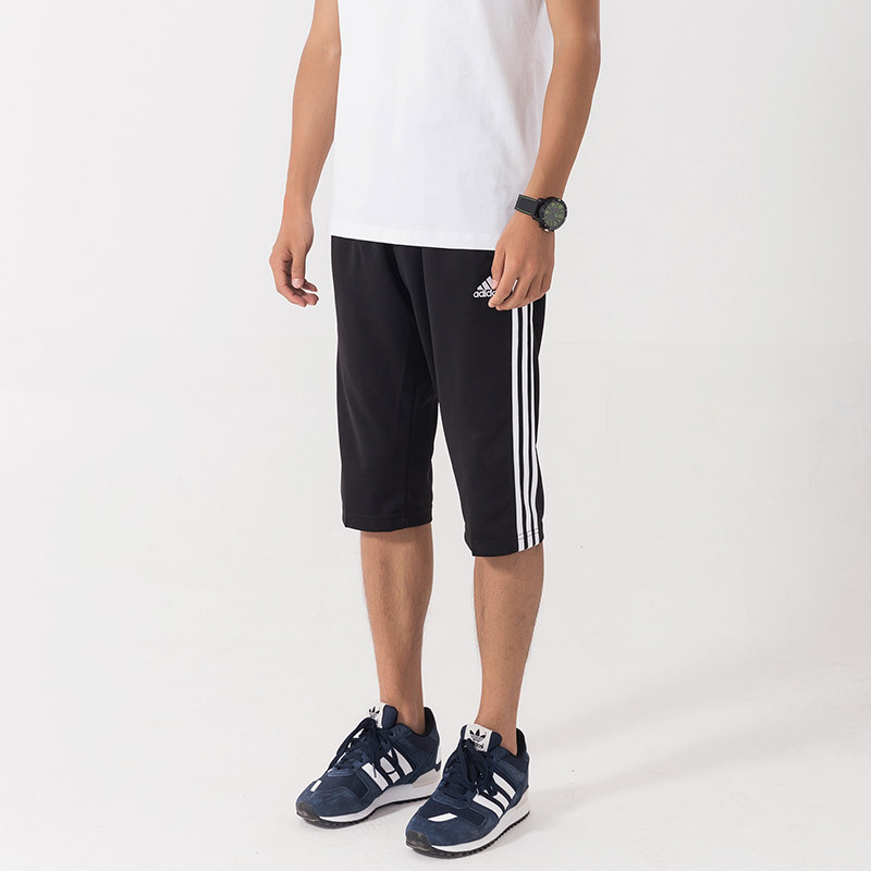 阿迪达斯adidas男装运动透气七分裤-PN10030MA-7-BW