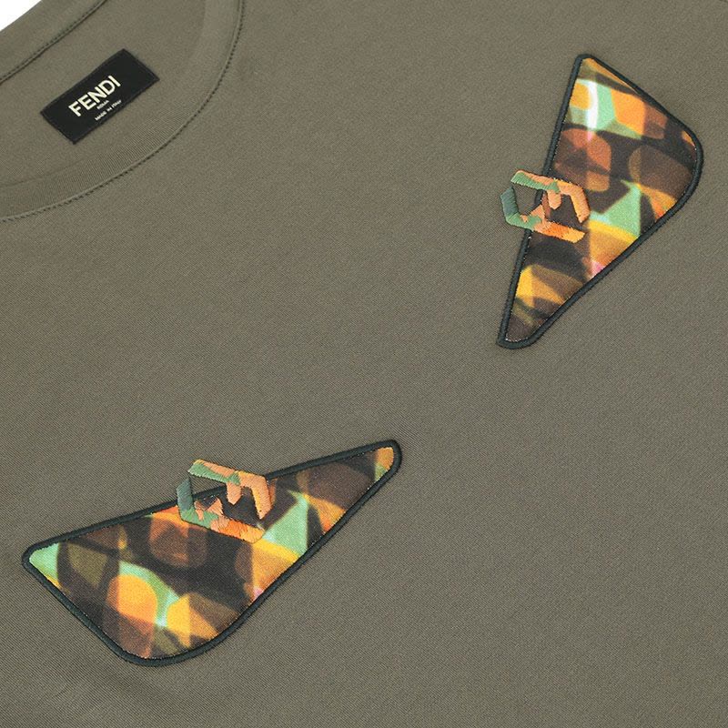 芬迪FENDI T恤 怪兽眼睛FY0894 男士T恤图片