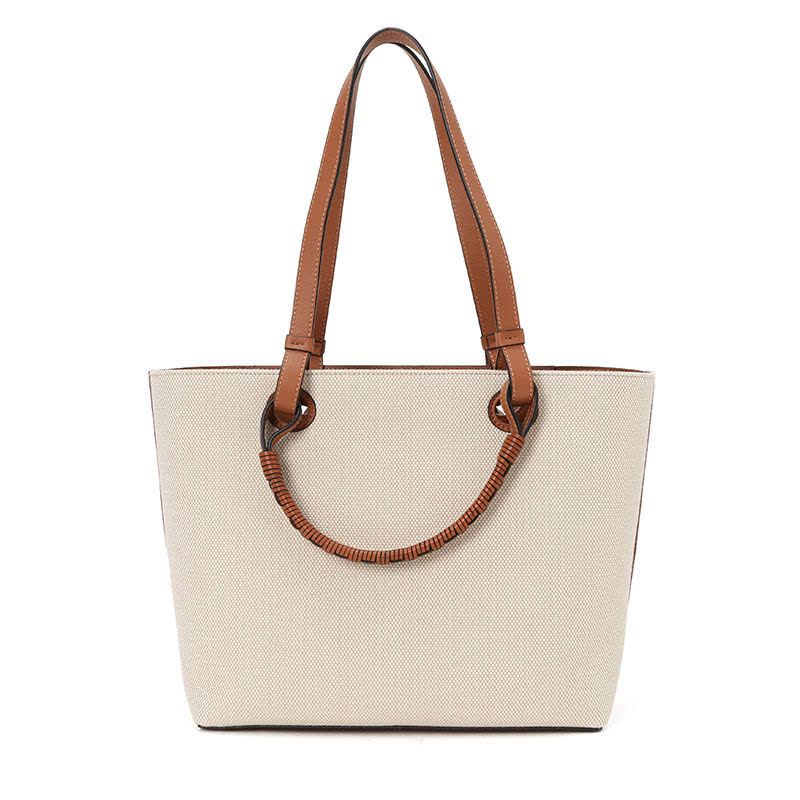 预售 LOEWE ANAGRAM 方型LOGO徽标购物袋A717S72X06 女士单肩手提包图片