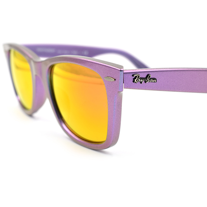 Ray-Ban/雷朋 缤纷炫彩系列新徒步旅行者款公路旅行版男女款亚版太阳镜 RB2140F(炫彩镜框）意大利进口