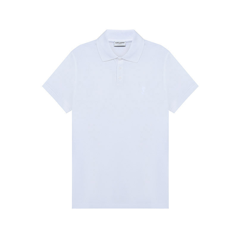 SAINT LAURENT 圣罗兰 男士棉质短袖POLO衫554052 YB2OC