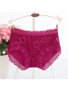 夏季蕾丝女士内裤纯棉档莫代尔中高腰三角裤无痕大码性感透明诱惑