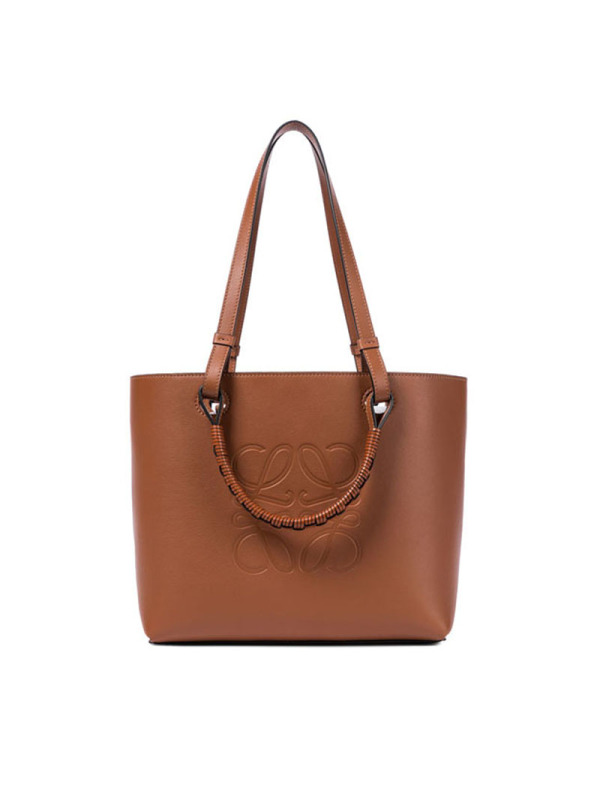 预售 罗意威 LOEWE ANAGRAM 方型LOGO徽标购物袋A717S72X02 女士单肩手提包