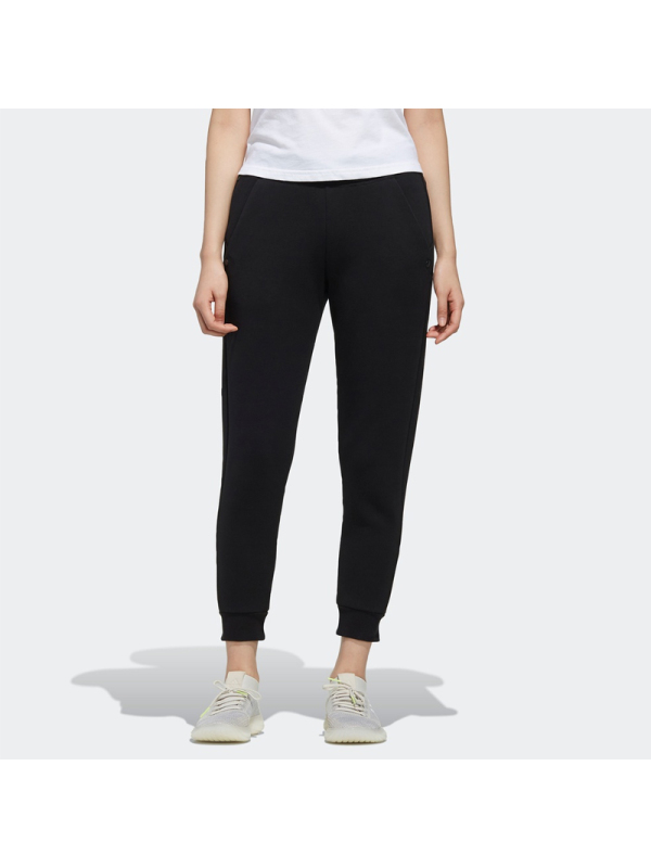 Adidas阿迪达斯运动长裤女装秋季新款休闲训练裤收口小脚裤EH3868