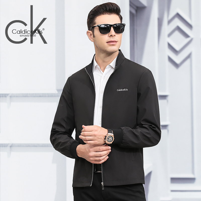 caldicekris秋季潮流百搭男士夹克2020新款休闲舒适外套上衣