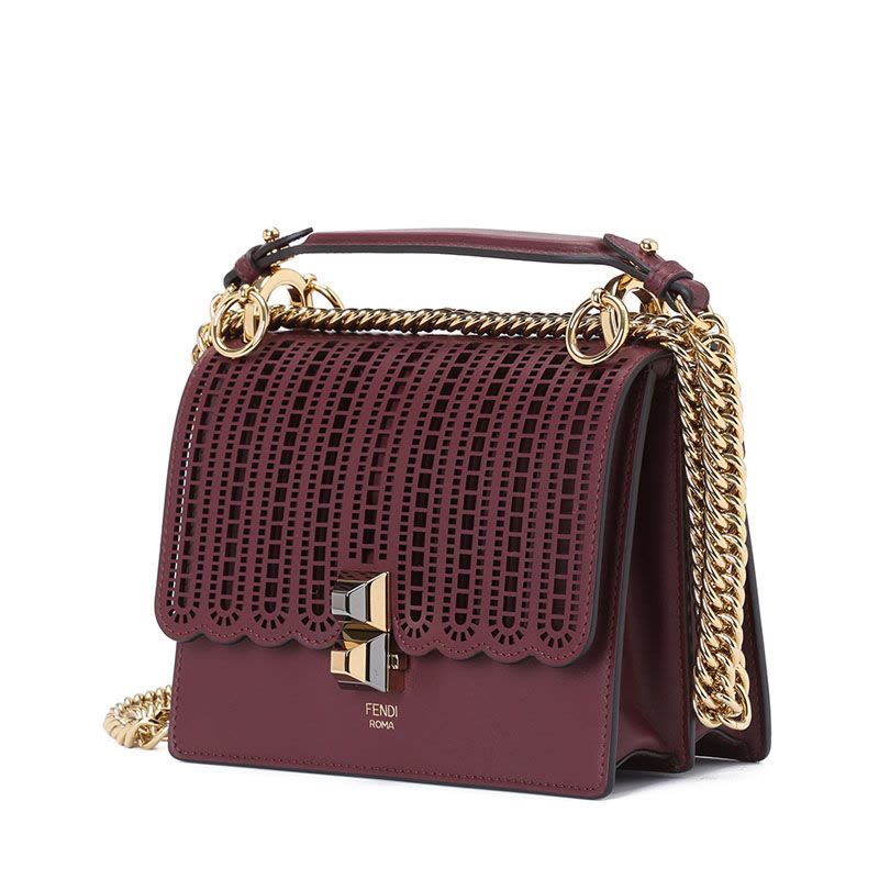 FENDI KAN I 镂空款单肩包 小号 8M0381 19x14x9CM图片