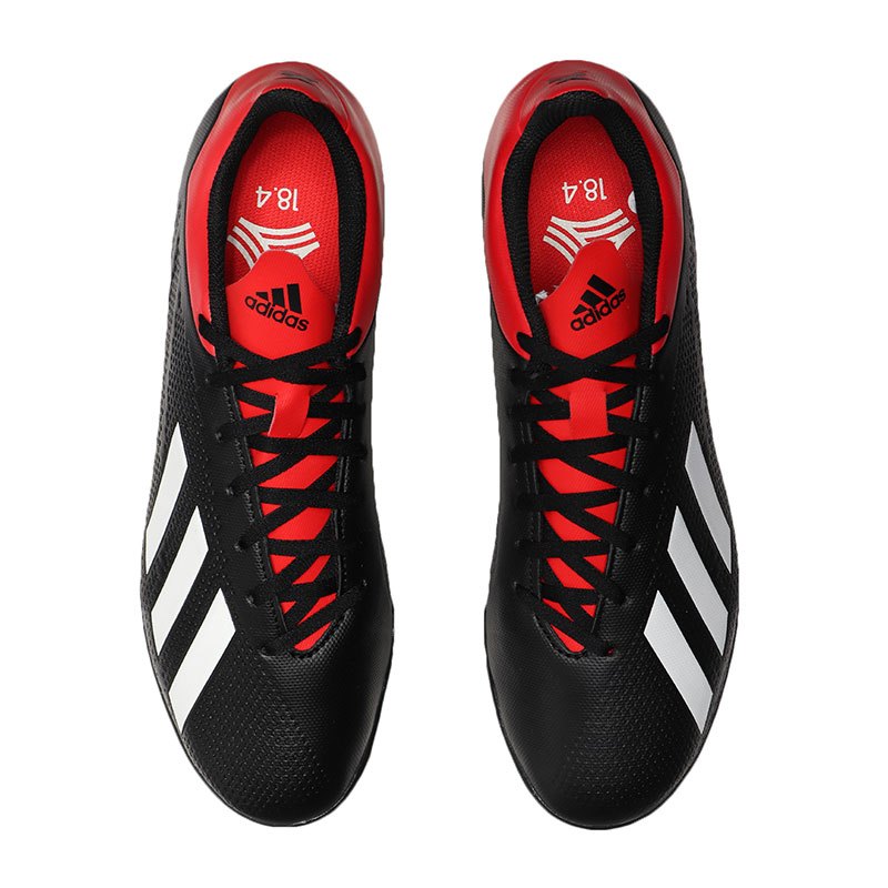 【自营】adidas男鞋足球鞋X 18.4 TF训练比赛运动鞋BB9412 BB9412黑色+红色+白色