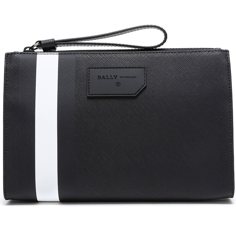 bally巴利男士pvc手拿包skidof