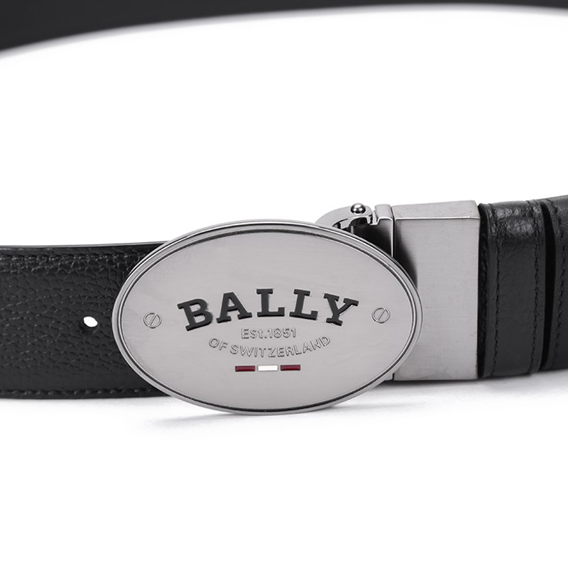 BALLY 巴利 男士皮质可裁剪板扣式双面皮带腰带 OSVALD 35 M