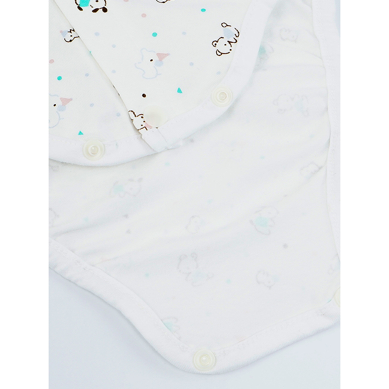 婴姿坊春baby bear系列简易休闲三角哈衣包臀连体衣