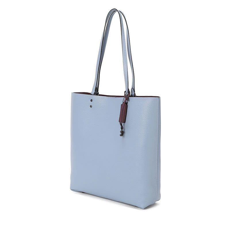 COACH\蔻驰 购物袋 C挂坠粒面皮 单肩包 35*38*11CM图片