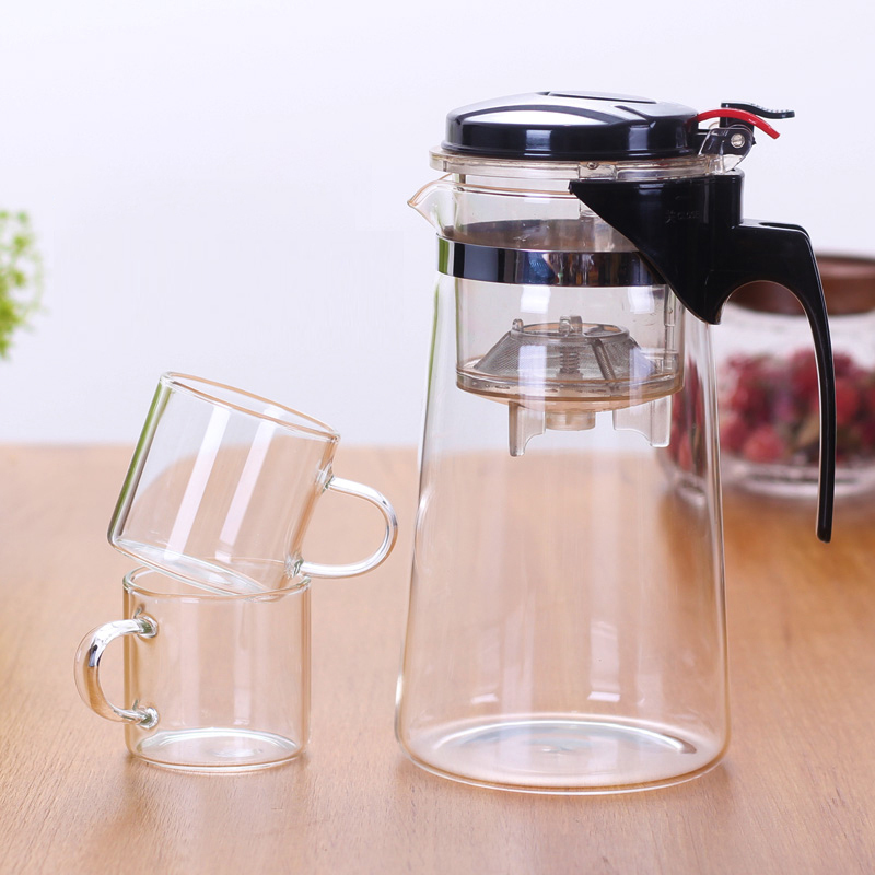 春之晖可拆洗飘逸杯泡茶壶沏茶杯玻璃耐热过滤冲茶器茶具家用套装