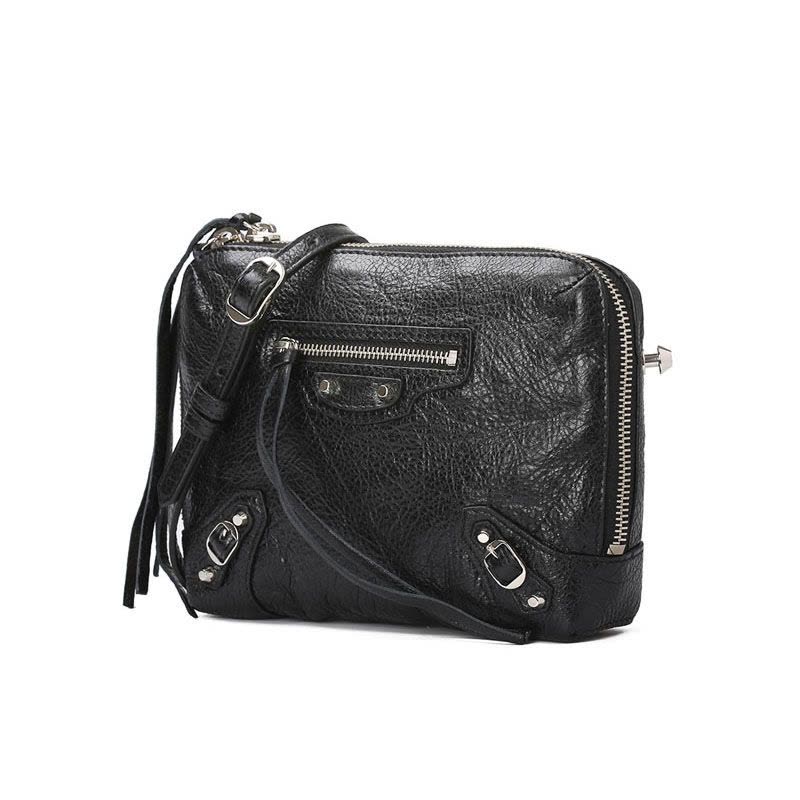 BALENCIAGA/巴黎世家 女包金属饰边铆钉装饰迷你斜挎包 488795图片