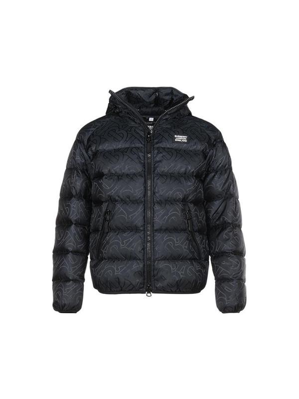 burberry博柏利男款锦纶鹅绒连帽羽绒服外套80335931