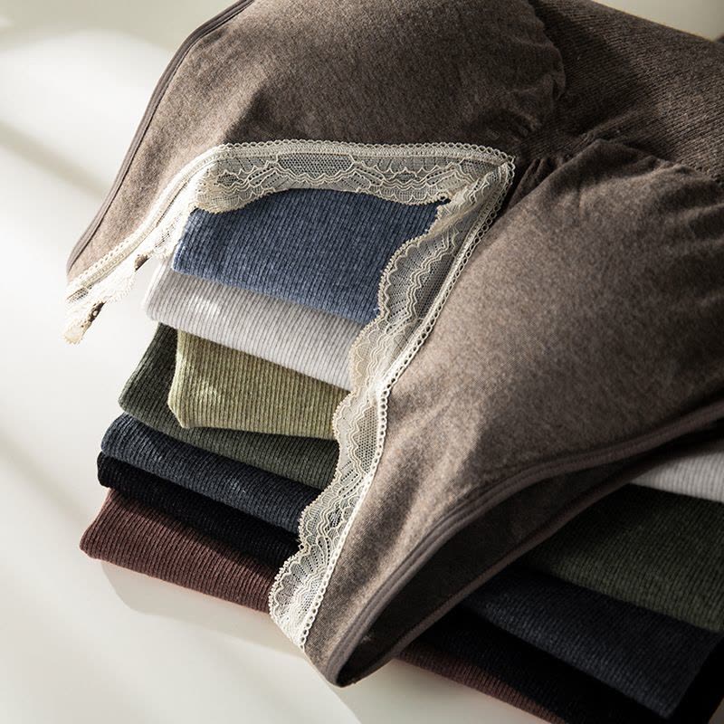 秋冬保暖背心女内搭外穿蕾丝带胸垫V领修身免穿文胸打底背心图片