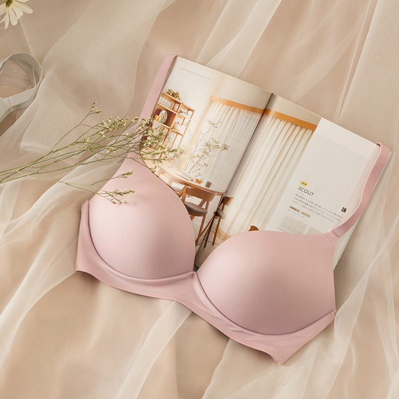 茵曼内衣女士内衣文胸无钢圈透气薄款无痕内衣女9881432035