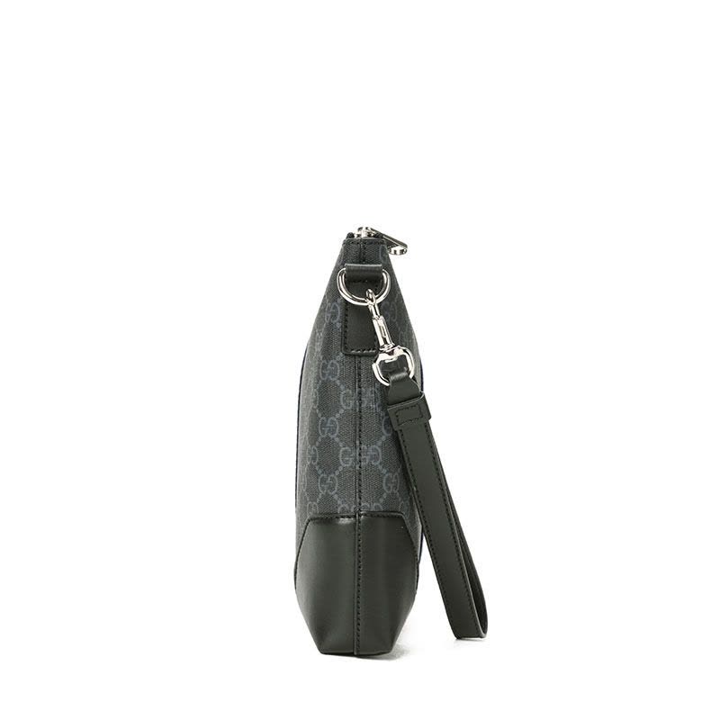 预订 GUCCI 男士手拿包 GG条纹织带 523603图片