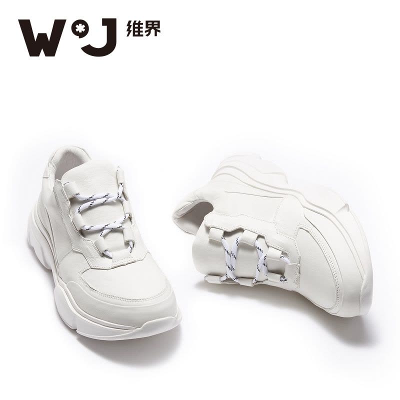 维界秋冬男鞋英伦潮流松糕鞋小白鞋时尚运动户外休闲鞋精神小伙鞋图片