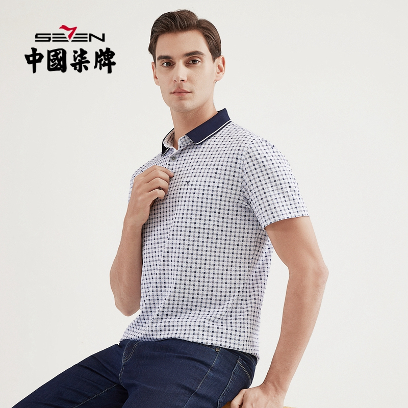 柒牌seven男士t恤