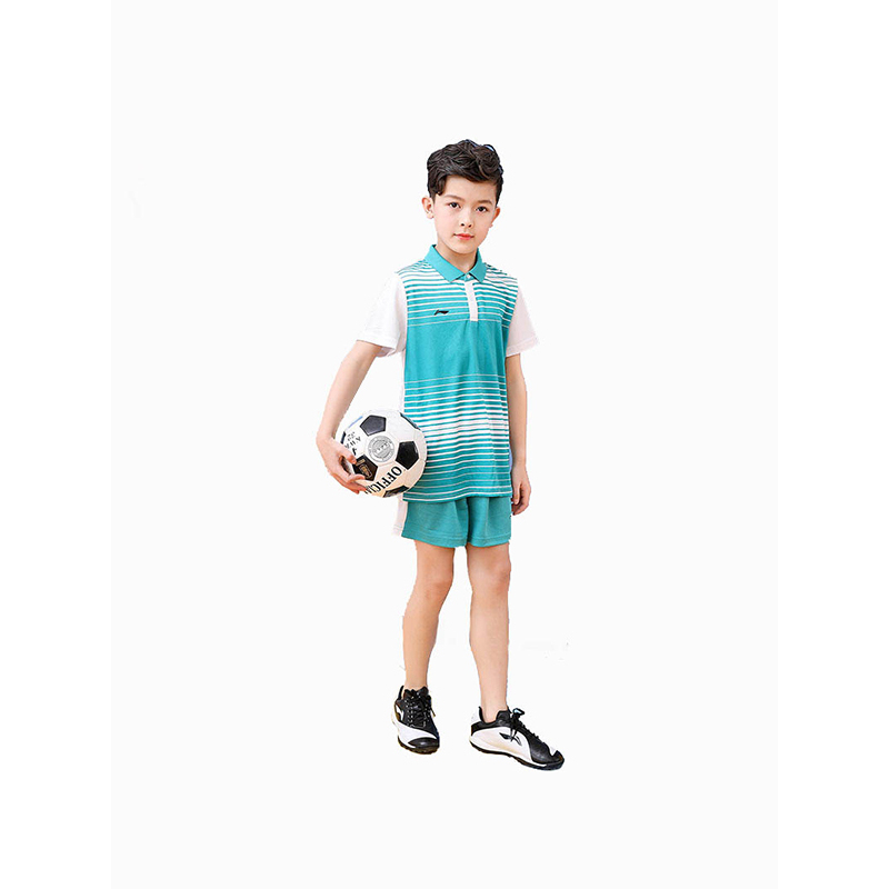 LI-NING KIDS中大童速干平口足球系列运动套装