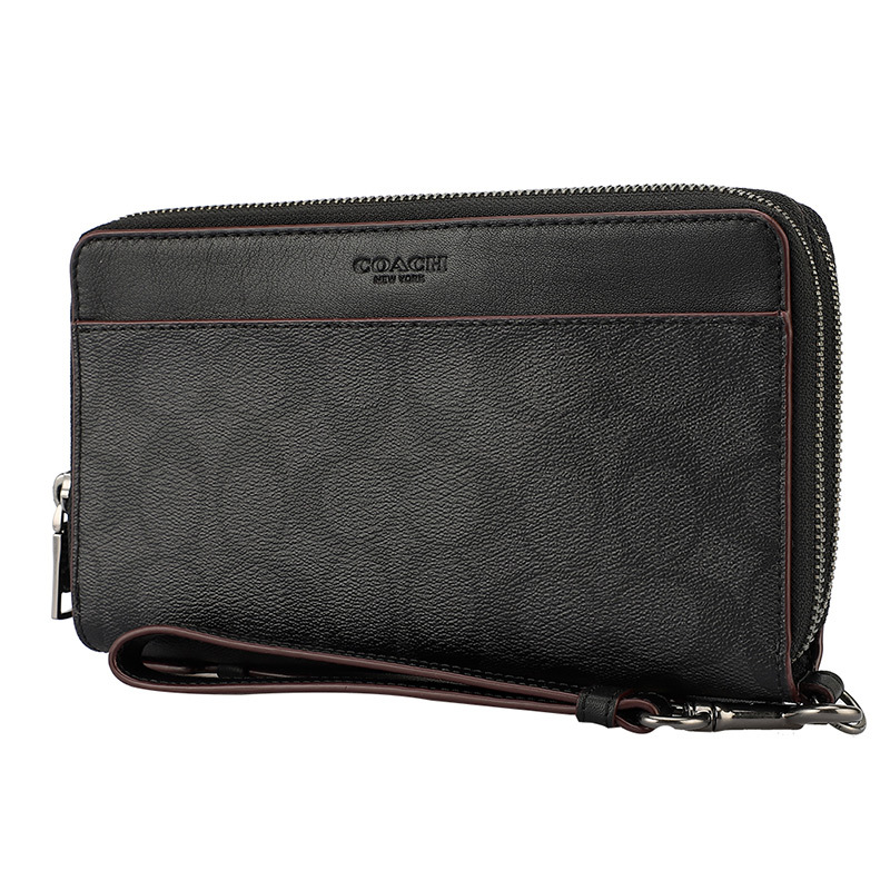 coach蔻驰男手拿包男士pvc大号手包钱包