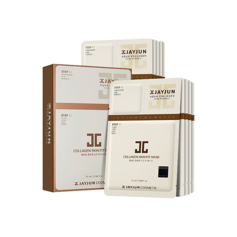 JAYJUN捷俊韩国进口植物干细胞紧致面膜10片 补水保湿水光面膜贴男女