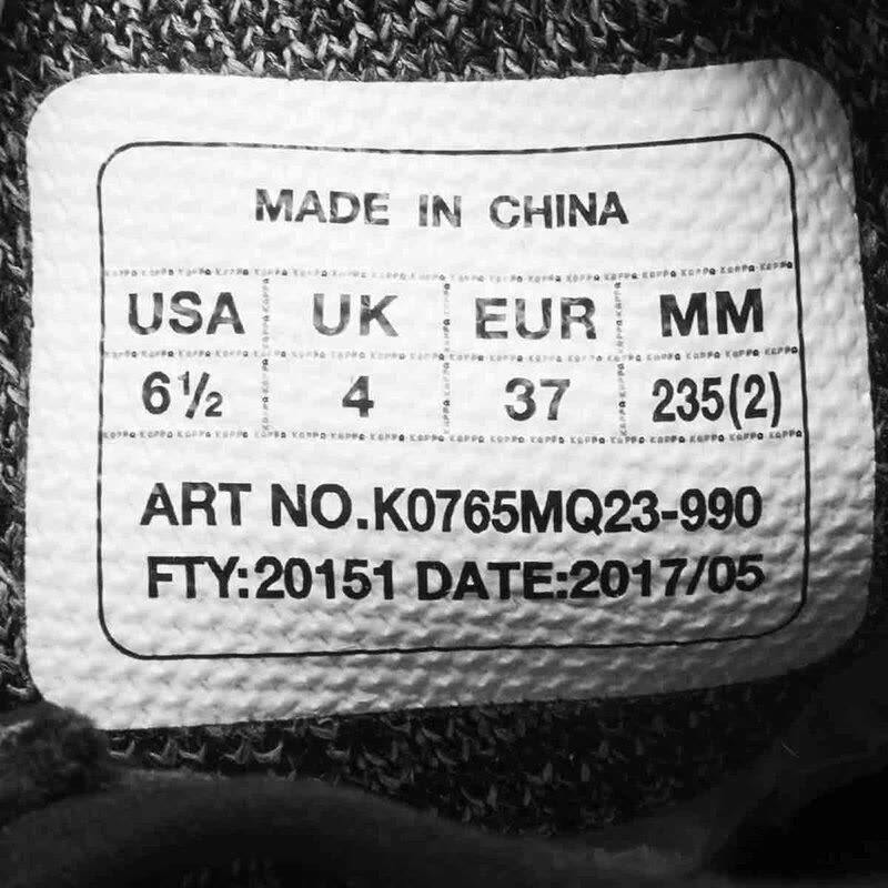 Kappa卡帕情侣鞋女士运动鞋轻质跑鞋防滑减震运动鞋跑步鞋女K0765MQ23黑色/浅灰色图片